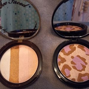 Too Faced Snow Bunny Bronzer & Too Faced Pink Leopard Bronzer